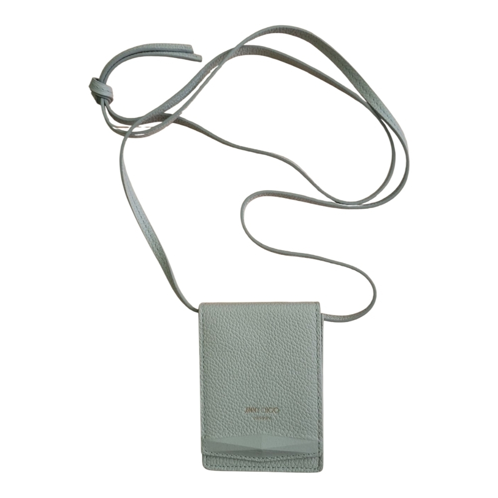 Jimmy Choo Limited Edition 2024 Holiday Gift Bag Playing Card Holder Bag Gray